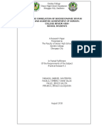 The Correlation of Socioeconomic Status and Academic Achievement of Gordon College Senior High School Students