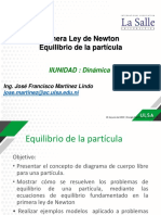 Primera Ley de Newton Equilibrio de La Particula