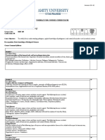 Basic Medical Microbiology: Format For Course Curriculum