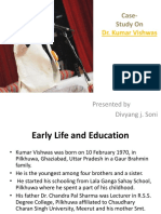 Case-Study On: Dr. Kumar Vishwas