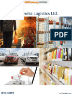 Mahindra Logistics LTD.: Ipo Note