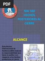 NIA 560 Exposición