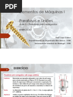 Aula 5 - Pré-Carga de Junções em Tração (Estática) - EXERCÍCIO