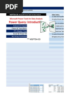 Intro and Exercice Power Query