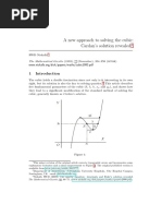 A New Approach To Solving The Cubic: Cardan's Solution Revealed