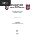 Práctica Regulación de La Glucemia Fisiología