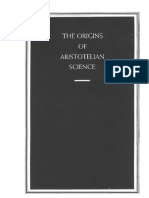 Pub - The Origins of Aristotelian Science PDF