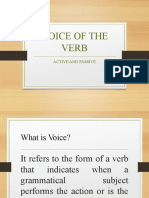 Voice of The Verb