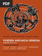 Poesia Arcaica Griega PDF