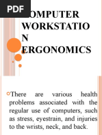 Computer Workstation Ergonomics