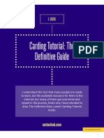 Ultimate Carding Tutorial PDF in 2020 PDF