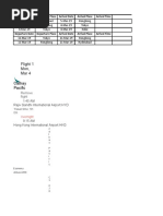 Flight 1 Mon, Mar 4: Cathay Pacific