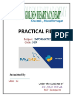 Practical File For IT Cbse Class 11