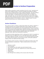 Amtec Guide To Surface Preparation STANDARD