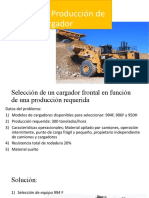 Ejemplo de Producción de Cargador 994F Y950h