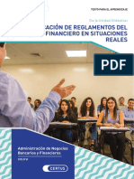 Aplicacion de Reglamentos en El Sistema FInanciero