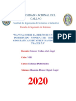 Manual Sobre El Diseño de Un Sistema Distribuido - Uso Router - Tres Zonas Geograficas Distantes Usando Packet Tracer 7.3