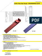 Escalator Step Gap Gauge - ENGINEERING DATA: ATL100 ATL150