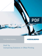 Profi Tip Dampening Solutions in Offset Printing: Print Media Academy