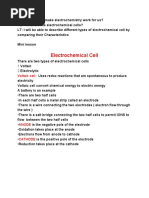 Electrochemical Cells