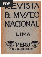 Revista Del Museo Nacional XXVII PDF