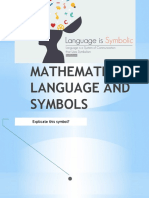 Mathematical Language and Symbols