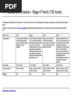 Assessment Schedule - Stage 4 French (100 Hours)