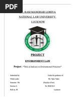 Project Environment Law