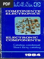 Componente Electronice, Catalor Scurt, Partea I, I.P.R.S. Baneasa, 1984 PDF