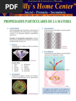 Propiedades Particulares de La Materia: I. Concepto