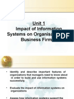 Unit 1 Impact of IS On Organisation