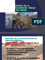 Terraplenes, Control de Construccion en Obras de Tierra