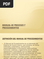 Manual de Procesos y Procedimientos