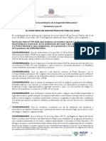 RES. 070-2020 Que Establece Incentivo Especial A La Labor Humanitaria - MAP