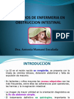 Cuidados de Enf Obstruccion Intestinal en Niños