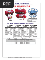 Manifolds Texas Pneumatic Model: Manufacturer:: Index No Part No Description