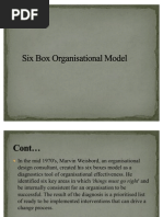 Six Box Organisation Model