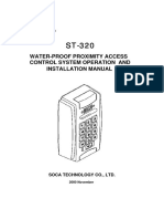 Water-Proof Proximity Access Control System Operation and Installation Manual