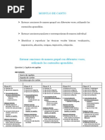 Modulo de Canto