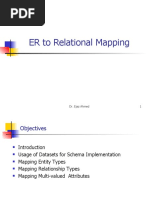 ER To Relational Mapping: Dr. Ejaz Ahmed 1