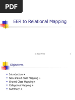 EER To Relational Mapping: Dr. Ejaz Ahmed 1