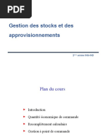 Gestion Des Stocks Et Des Appro (Chap 1)