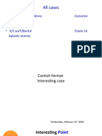 All Cases: - Name/Age/Sex/Address Outcome Diagnosis - X/2 yo/F/Bantul Estela 1A Aplastic Anemia