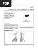 Low Drop Dual Power Operational Amplifier: Description