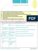 Programmation Domaine 1 Petite Section GALM