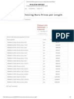 Deformed Reinforcing Bars Prices Per Length - PHILCON PRICES PDF