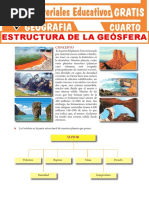 Estructura de La Geósfera para Cuarto Grado de Secundaria PDF