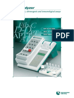 CL Analyzer: Coagulometric, Chromogenic and Immunological Assays