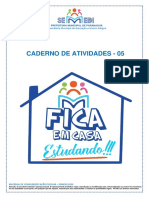 Caderno de Atividades - 05: Secretaria Municipal de Educação e Ensino Integral