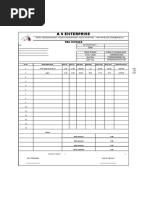 Invoice Bill No.